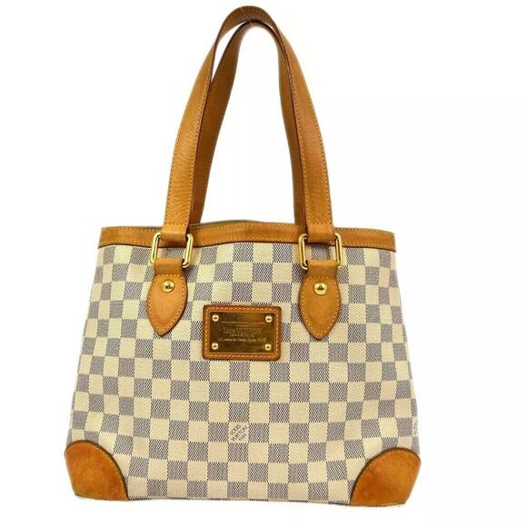 Louis Vuitton Hampstead PM Damier Azur Shoulder Bag MI1078 - Picture 1 of 11